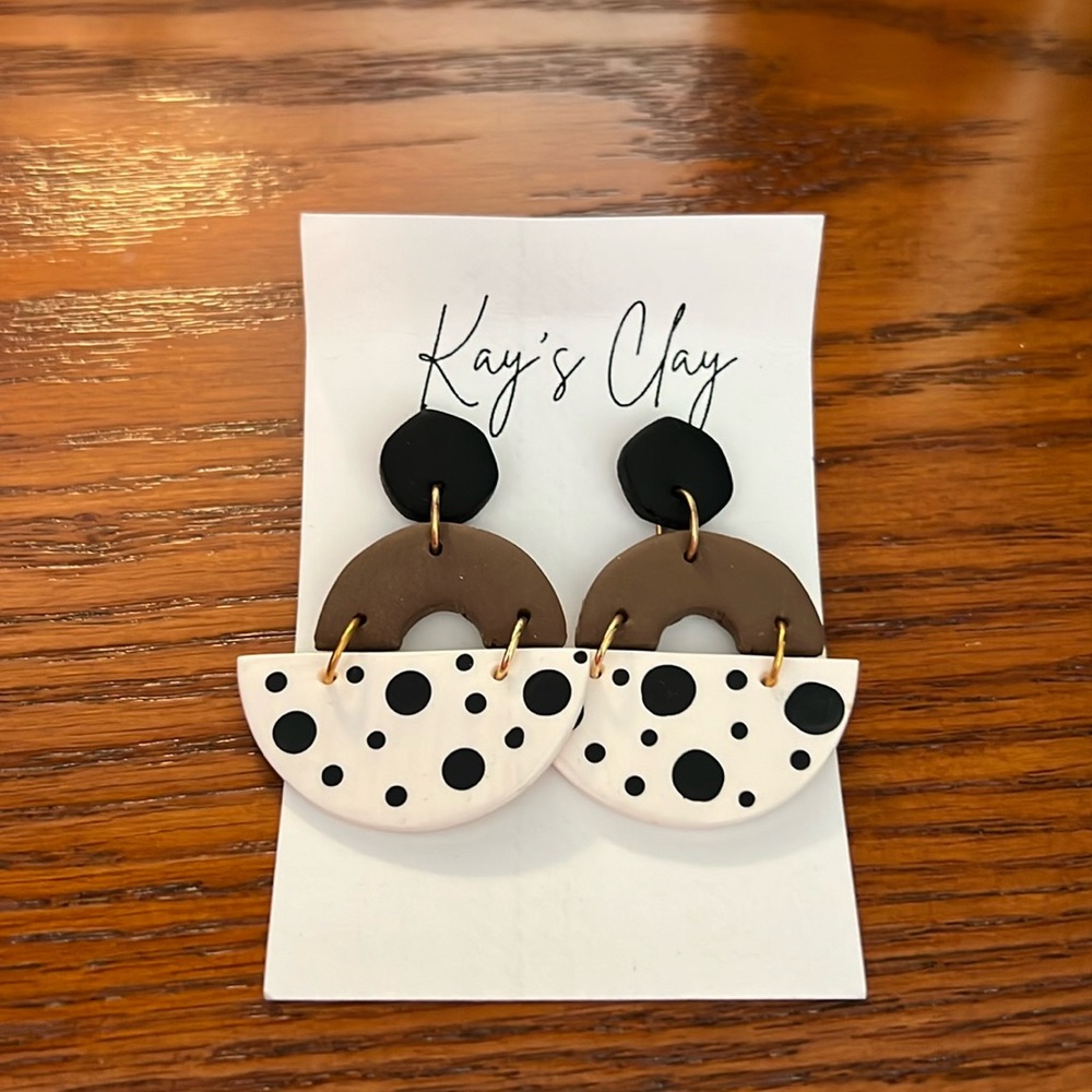 Handmade clay earnings
